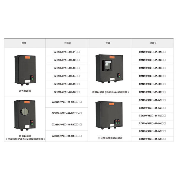 CZ1290 磁力起动器( 断路器 + 起动器模块 ) 